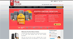 Desktop Screenshot of fiveninesonline.com